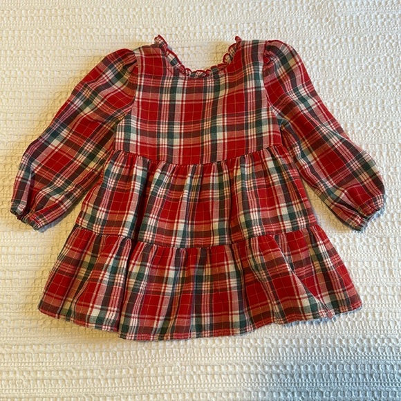 Girls Christmas Outfits Dress Shirt Bundle Size 12M - Picture 6 of 16